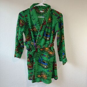 Teenage Mutant Ninja Turtles Soft Fleece Bath Robe L/10 Nickelodeon Halloween